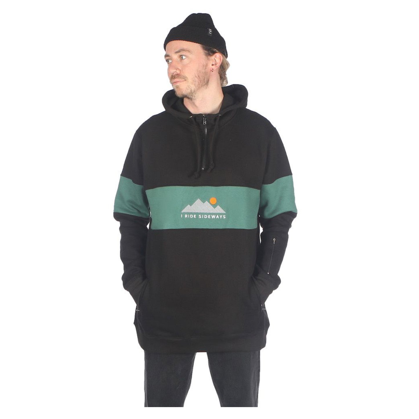 iRideSideways Middle DWR Shred Fit Hoodie