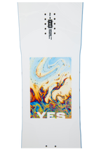 Steve's snow store Wollongong - Skateboard deck with abstract design and 'YES' branding on a white background