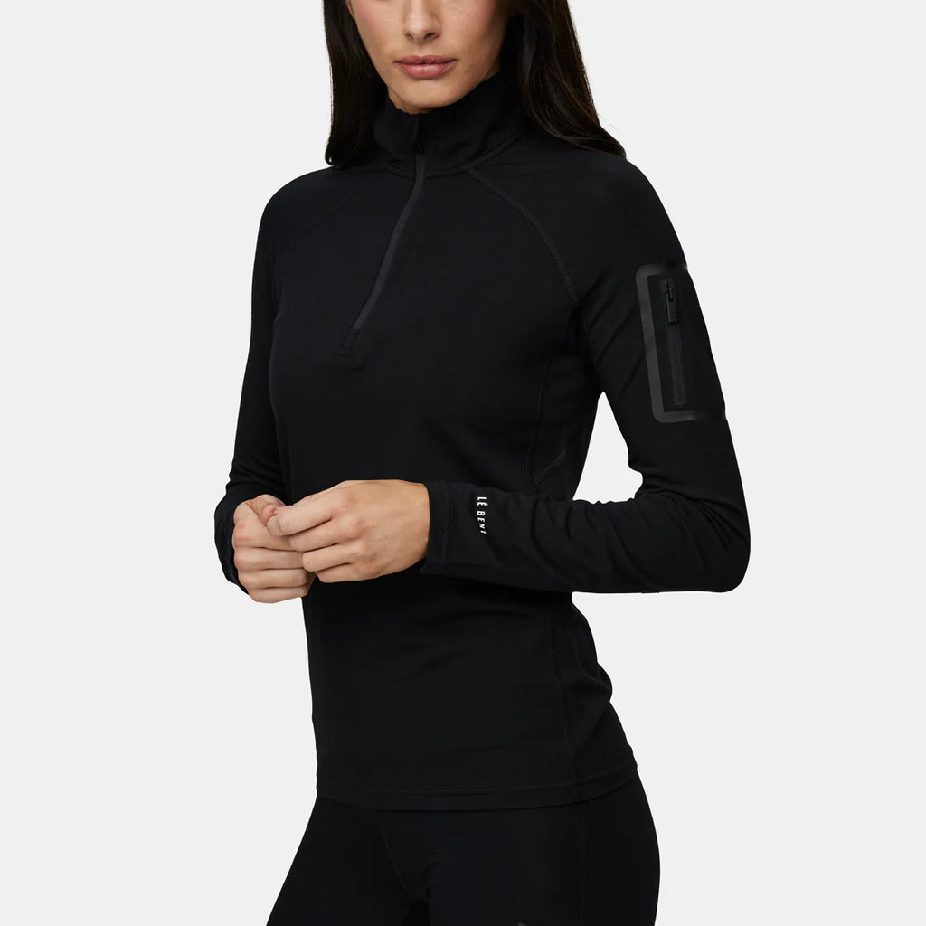 Le Bent Womens Core Midweight 1/4 Zip