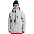 Burton AK Gore Hover 3L Jacket Gray Cloud steves snow store wollongong