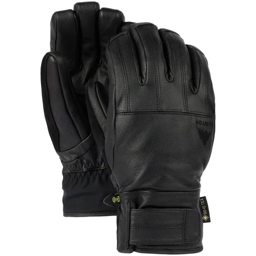 Burton Mens Gondy Gore-Tex Leather Glove True Black steves snow store wollongong
