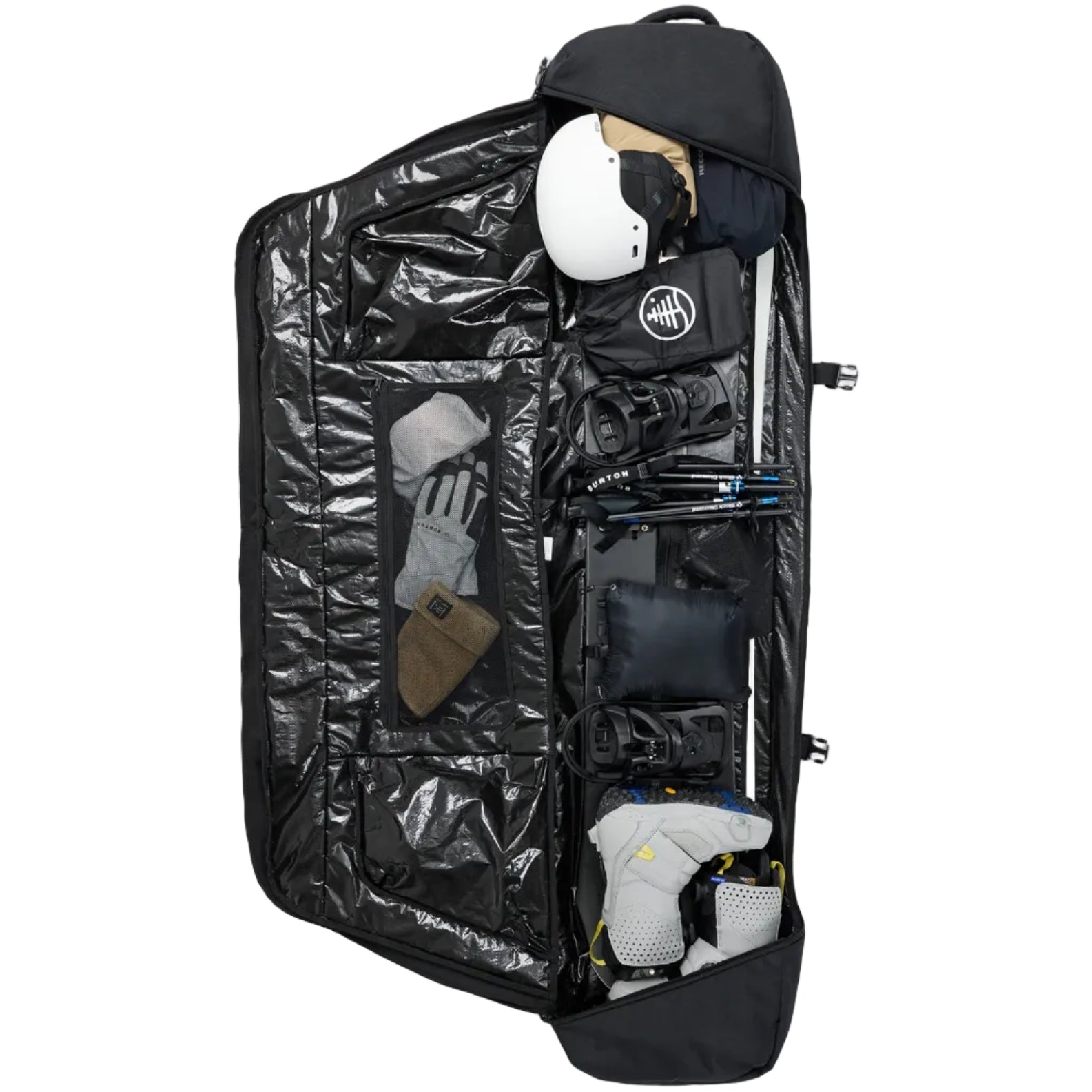 Burton Wheelie Flight Attendant True Black steves snow store wollongong