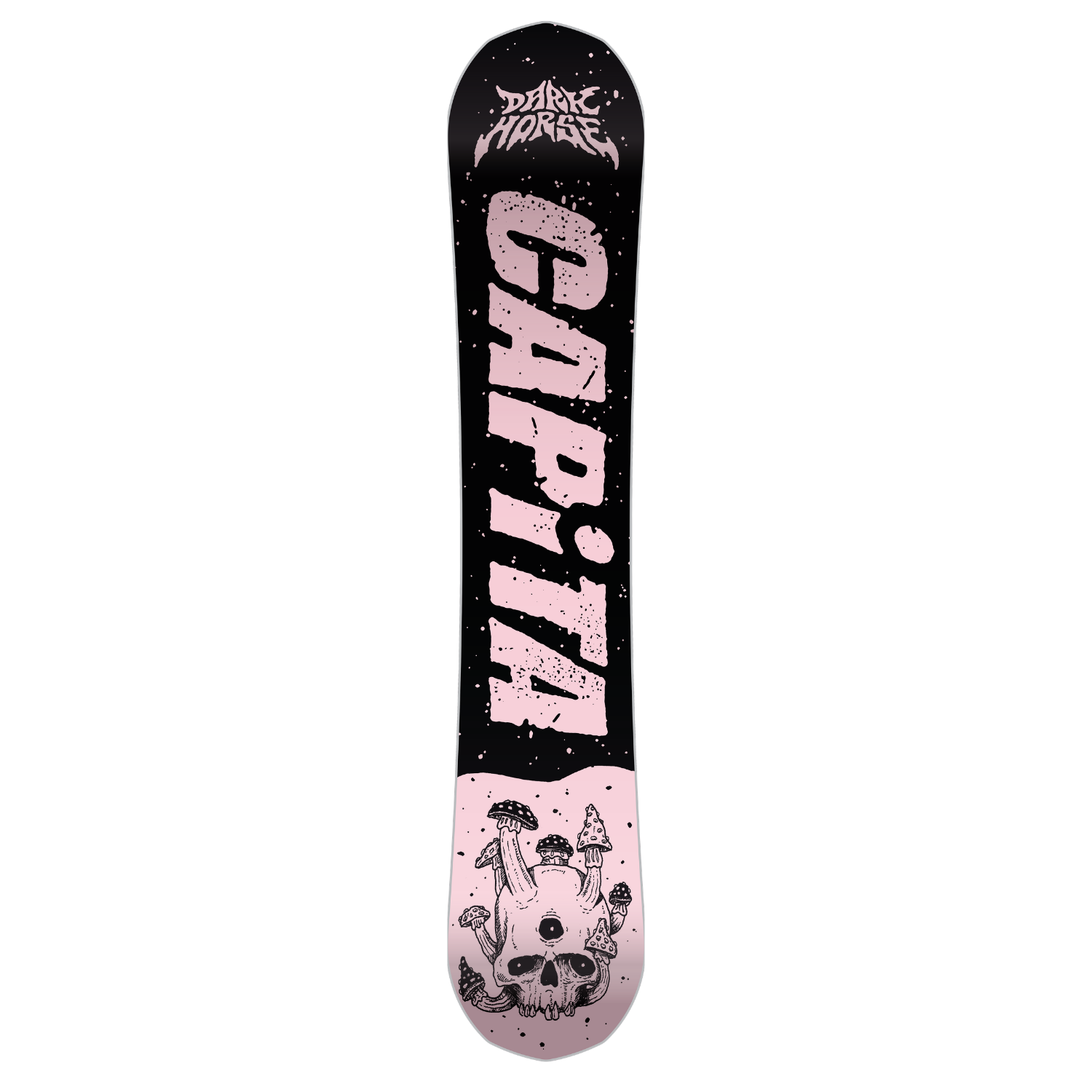 Steve's snow store Wollongong - Capita snowboard with black and pink design on a white background