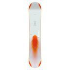 Steve's snow store Wollongong - Orange and white snowboard deck with 'Capita' branding on a white 