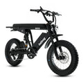 Steve's snow store Wollongong - Black electric bike with 'fatboy' branding on a white background