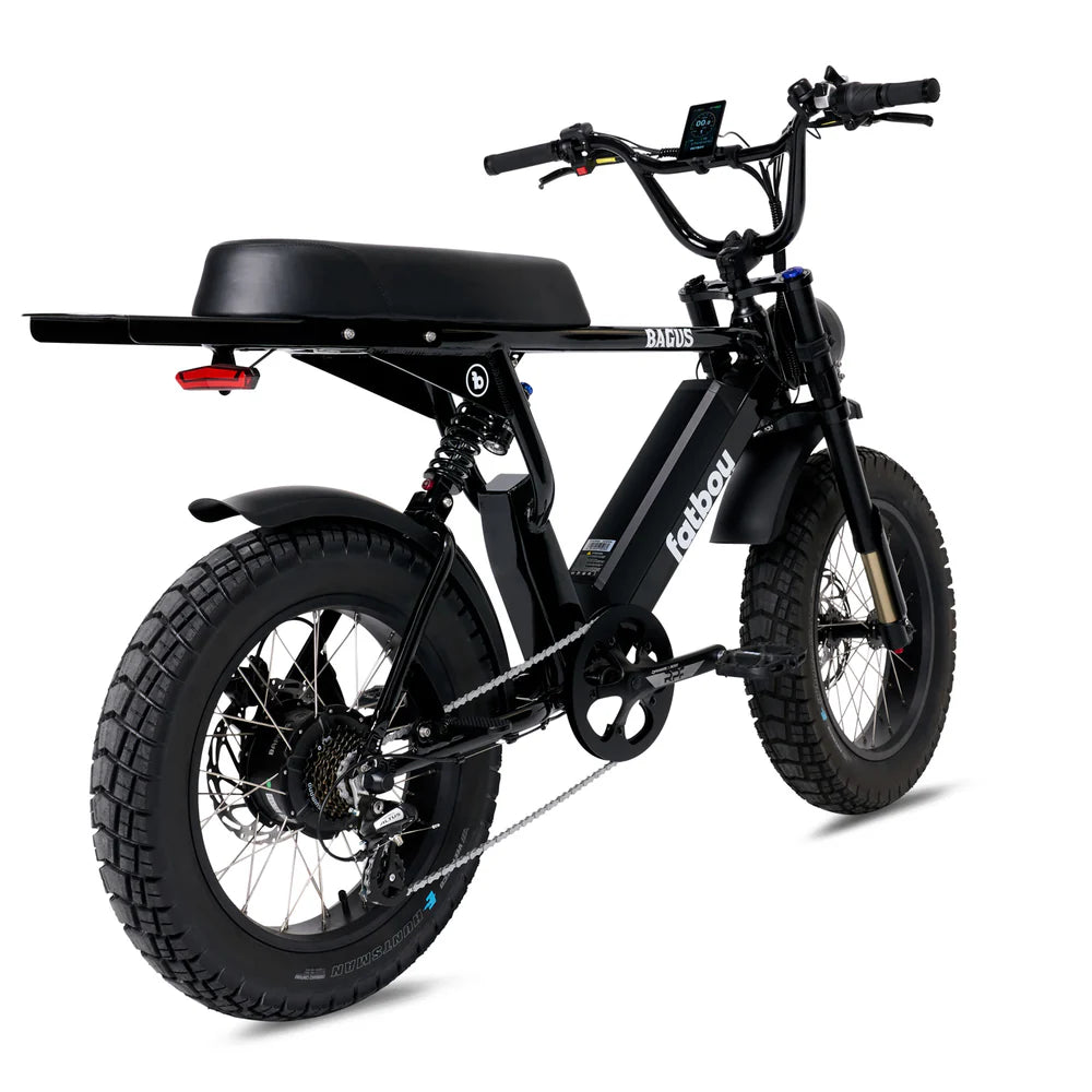 Fatboy Bagus V2 black electric bike Wollongong Steves Snow Store