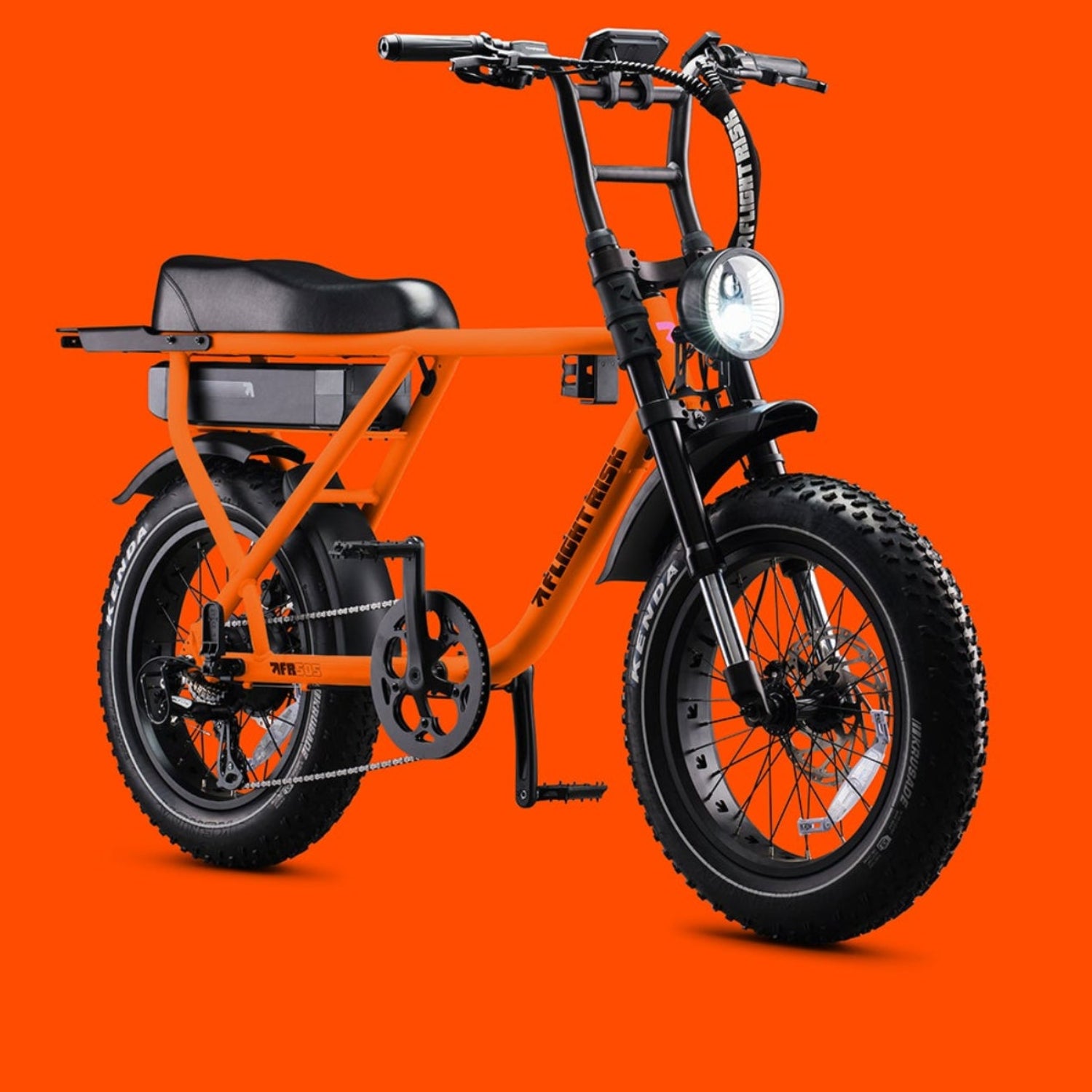 Flight Risk 505 ebike ORANGE steves snow store wollongong