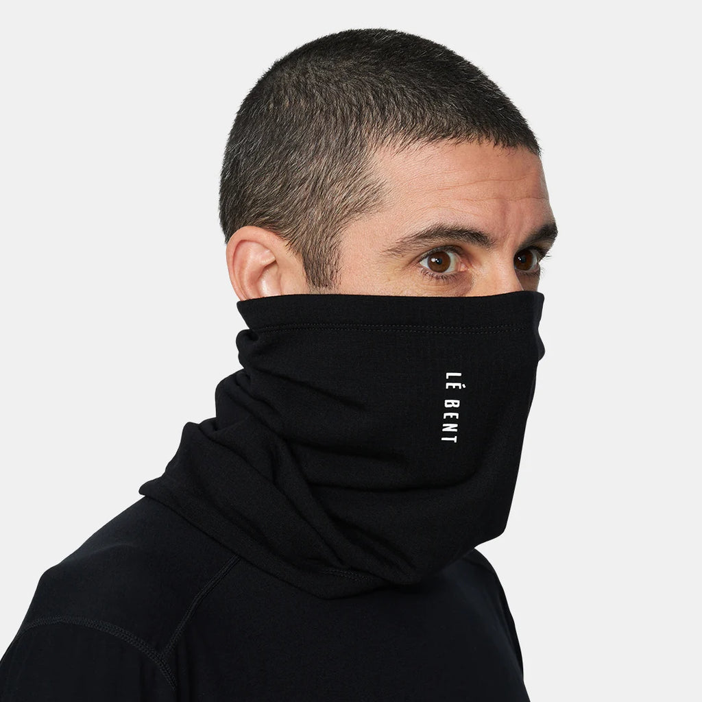 Le Bent Heavyweight Grid Fleece Neck Gaiter