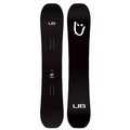 Steves snow store Wollongong - Black snowboard with LIB logo on a white background