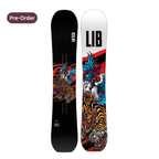 Steve's snow store Wollongong - Lib Tech snowboard with colorful design on a white background