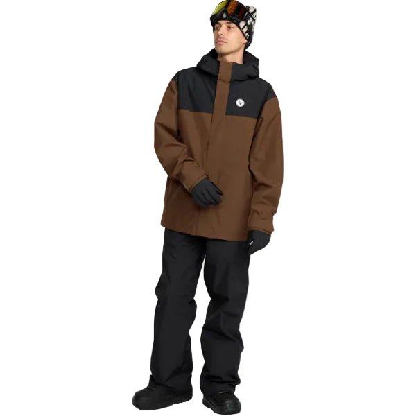 Volcom Nailer Pant Black steves snow store wollongong