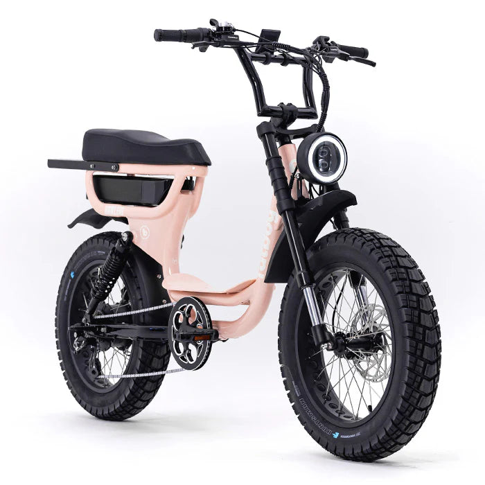 Fatboy Harlem V2 blush pink electric bike Wollongong Steves Snow Store