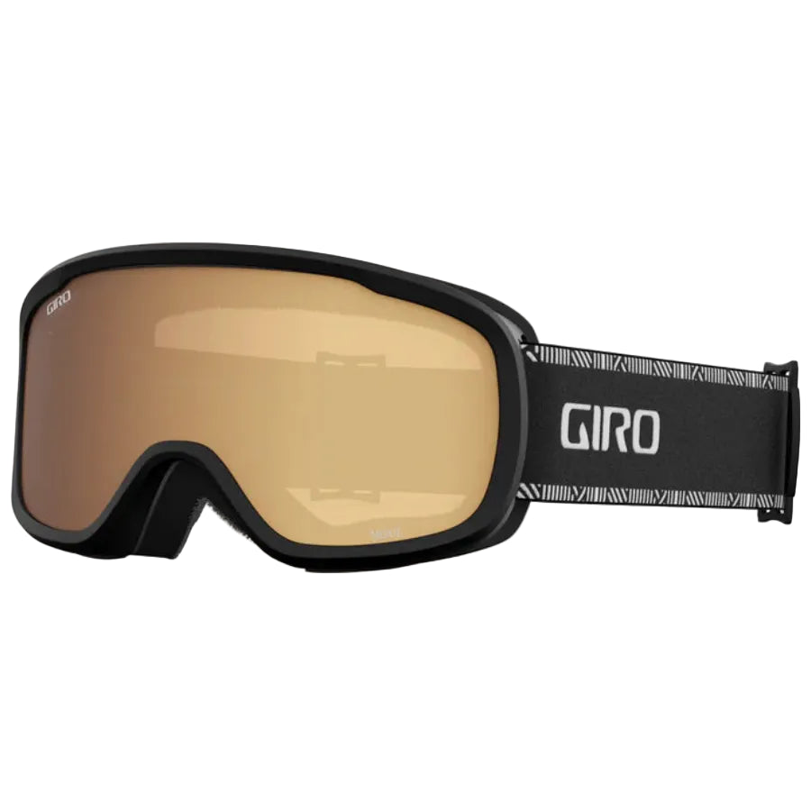 Giro Moxie Goggle Black/White Chute With Amber Gold + Yellow Lens Steves Snow Store Wollongong