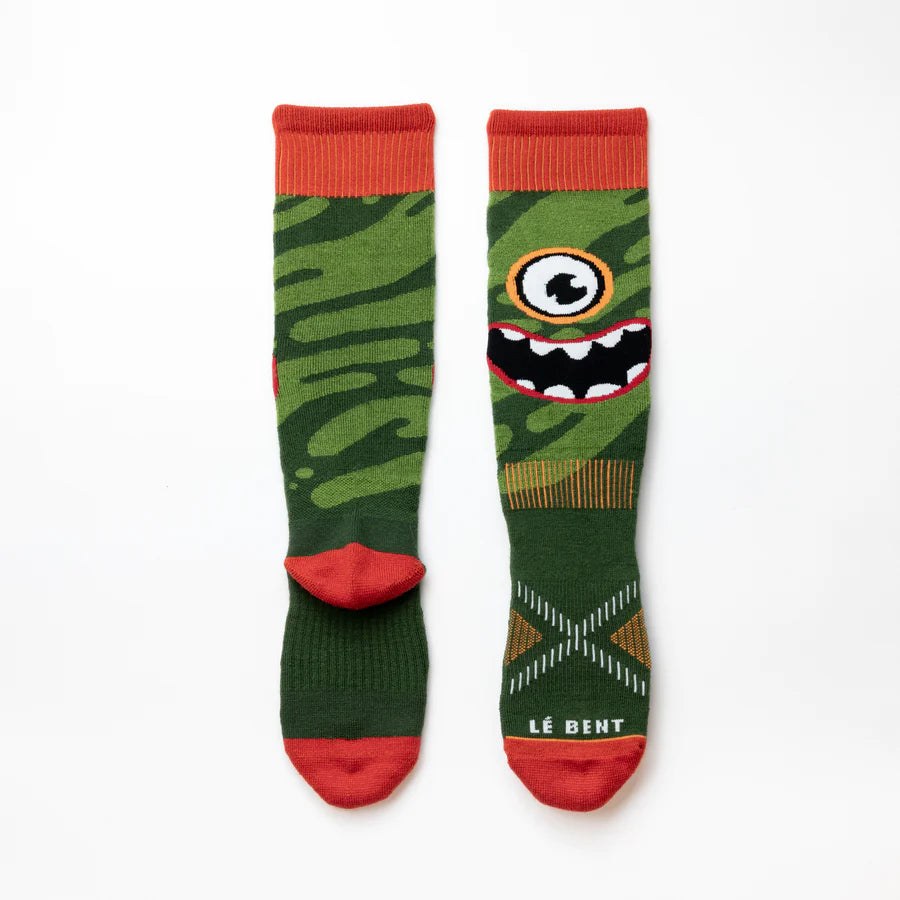 Le Bent Kids Snowy Mountains LC Socks